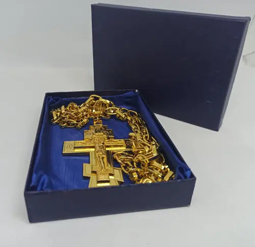 Cross with gilding 10x6 cm