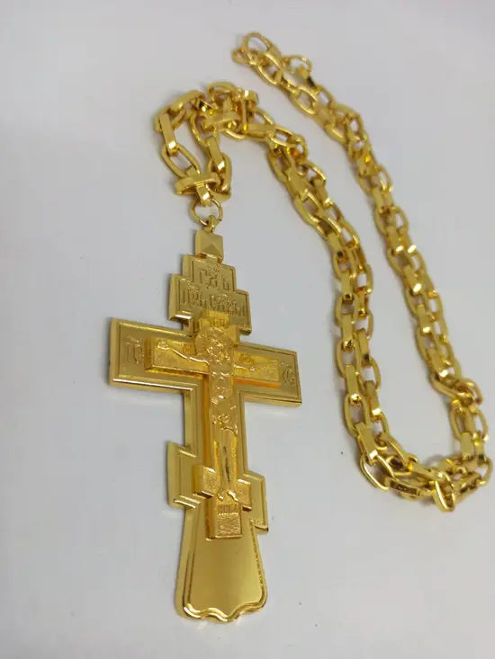 Cross with gilding 10x6 cm