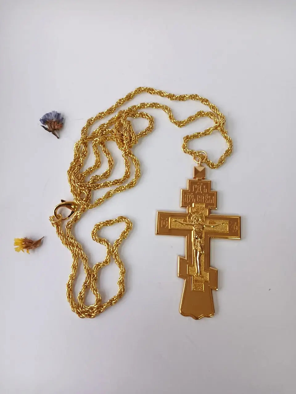 Cross with gilding 10x6 cm